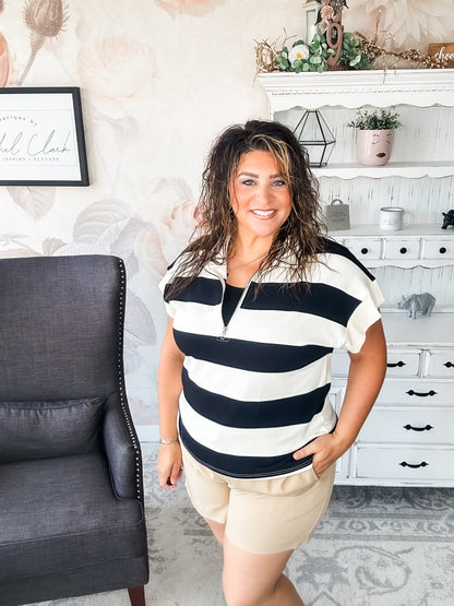 Hope Floats Quarter Zip Sweater