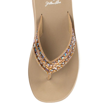 Kaduna Platform Sandal - Taupe