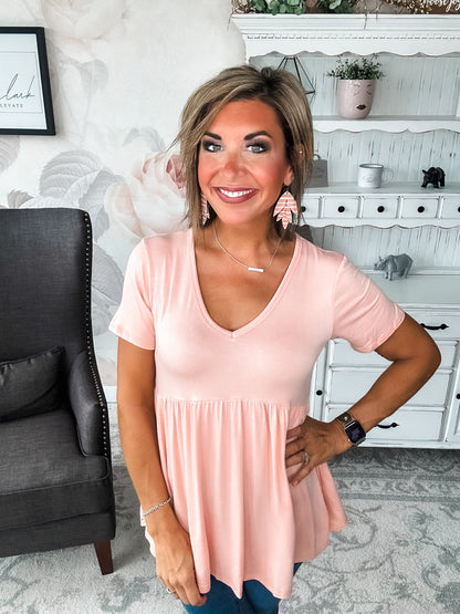Just Look Back Babydoll Top